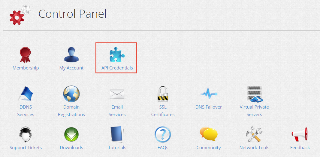 API Credentials