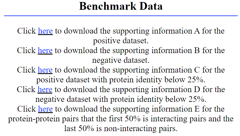 Datasets