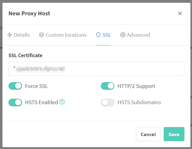 Assign domain and server