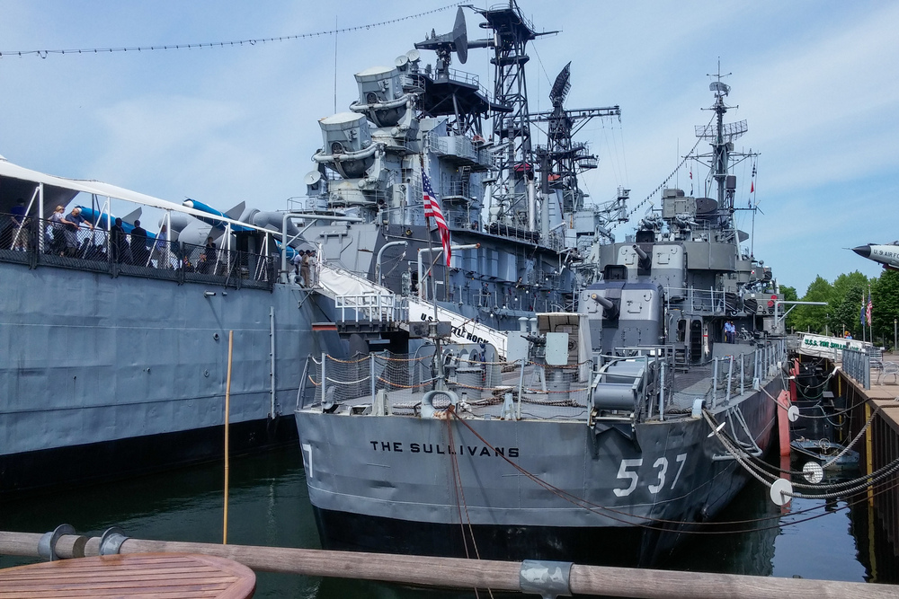USS The Sullivans and USS Little Rock